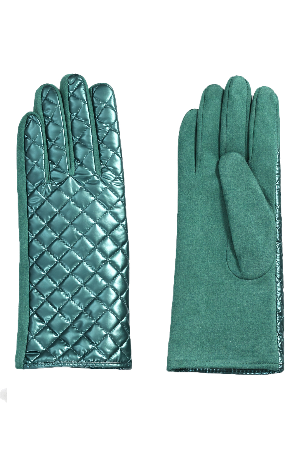 GUANTO PIUMINO 100%PL MADE IN PRC      - GREEN